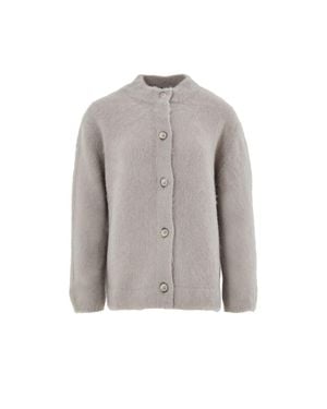 Gran Sasso Wool Cardigan - Gray