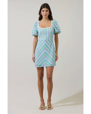 Sugarlips Widley Reyna Mini Dress - Blue