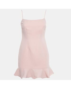 Lovers + Friends Lovers + Friends Crepe Flounce Mini Dress - Pink