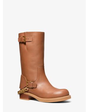 MICHAEL Michael Kors Michael Kors Cayden Leather Boot - Brown