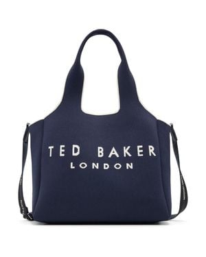 Ted Baker Sara Jaquard Knit Tote - Blue
