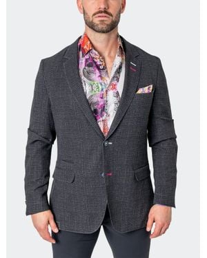Maceoo Blazer Unconstructed Squared - Blue