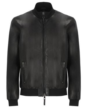 The Jack Leathers Derek Leather Jacket - Black