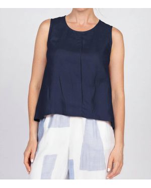Liv by Habitat Linen Solid Tank - Blue