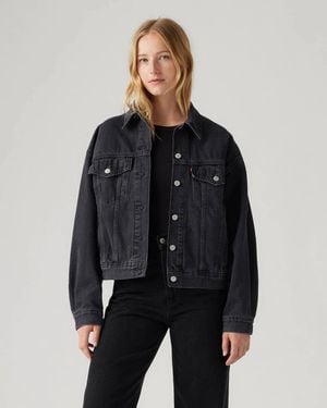 Levi's 90S Trucker Jacket Denim Button Front Relaxed Fit Jax1174 - Blue