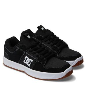 Dc Lynx Zero Adys100615-Xkkw Sneakers Leather Skate Shoes Jzz1245 - Black