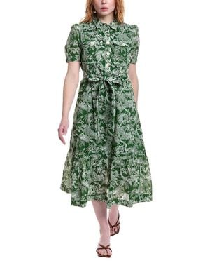 Jude Connally Marina Shirtdress - Green