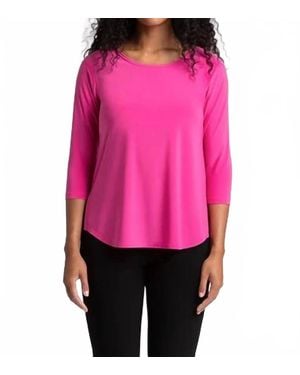 Sympli Go To Classic Tee - Pink