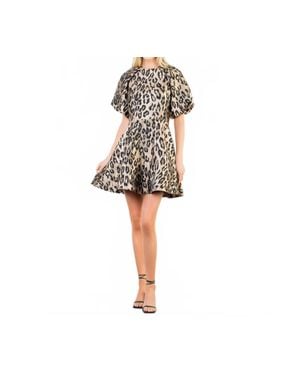 Thml Backstage Bow Mini Dress - Black