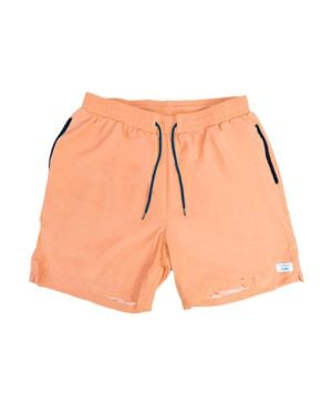 Bald Head Blues Swim Shorts Trunks - Orange
