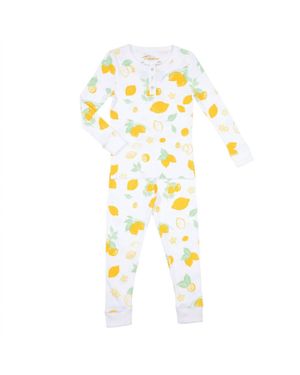 Petidoux Kid's Long Sleeve Pajama Set - Metallic