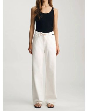 Mavi Nella Wide Leg Jeans - White