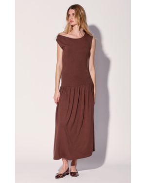 Walter Baker Fatima Dress, Saddle - Brown