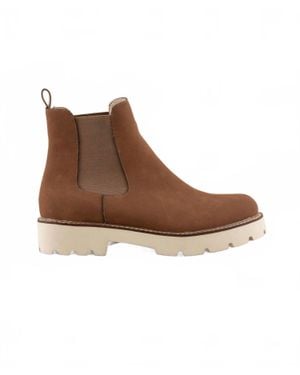 Oasis Society Gianna Chunky Sole Chelsea Boot - Brown