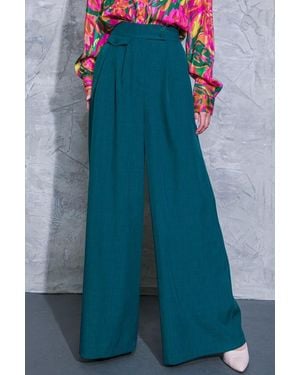 TRUEDAMES Delicate Feelings Woven Pants - Blue