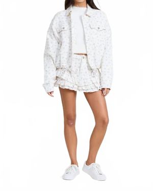 JACQUIE THE LABEL Jouri Jacket - White