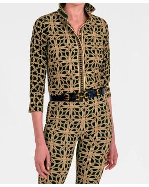 Gretchen Scott Ring Toss Boyfriend Shirt - Black