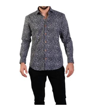 MASUTTO Plus Renzo/18 Button Shirt - Blue