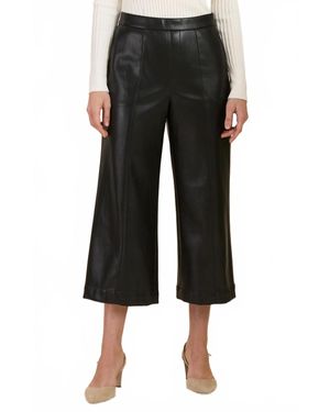 tyler boe Payton Pleather Crop Pant - Black