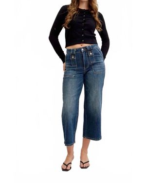 Judy Blue High Waist Utility Pants - Blue