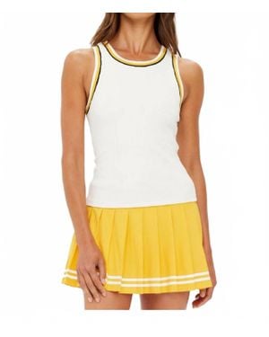 The Upside Kirsty Rib Tank Top - White