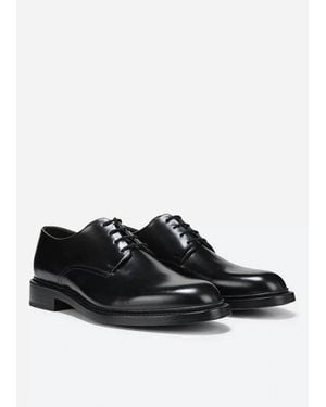 Vince Davies Leather Oxford Shoes - Black