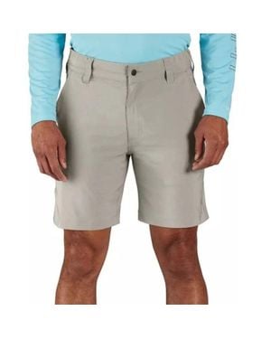 Carhartt Force Shorts Greige Stretch 8" Inseam Sun Defender Jax1546 - Gray