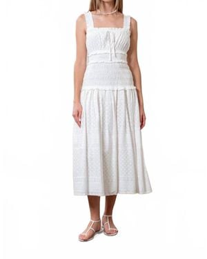open lace back dress Moon River Pleated Midi Dress – Gibsonlook main image 0