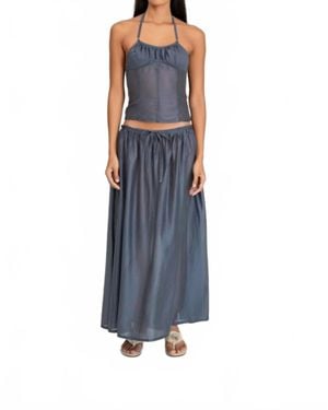 Belle Anna Flore Top - Blue