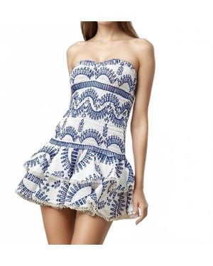De Vave Chloe Mini Dress - Blue