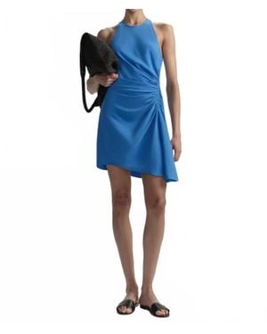 A.L.C. Rue Linen Mini Dress - Blue