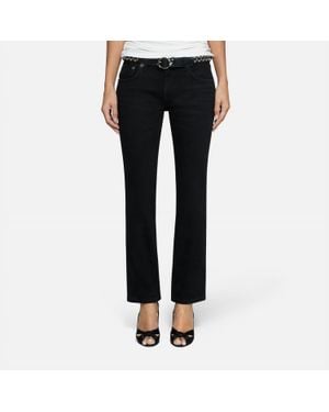 EB DENIM Lola Slim Cigarette Jeans - Black