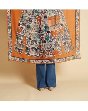 Inoui Edition Percy Oversized Scarf - Blue