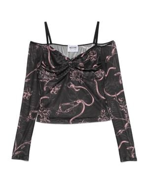 Moschino Fitted Blouse With Classic Design And Versatile Style - Black