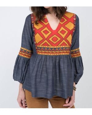 Ivy Jane Tapestry Top - Blue
