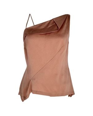 Roland Mouret Rouland Mouret One Strap Blouse - Brown