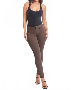 YMI Bianca Mid-Rise Skinny Jeans - Blue
