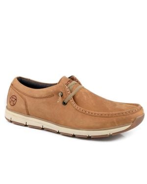 Roper Lloyd Mock Toe Shoe - Brown