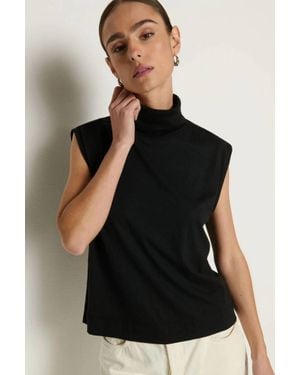 Nation Ltd Fable Turtleneck Tank - Black