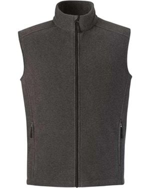 CORE365 Tall Journey Fleece Vest - Gray