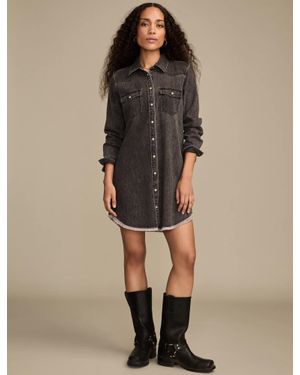 Lucky Brand Denim Shirt Dress - Natural