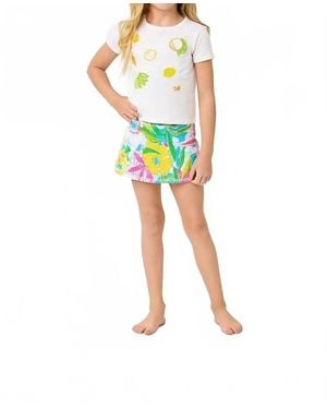 Lilly Pulitzer Girl's Mini Upf 50+ Aila Skort - Green