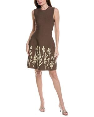 Lela Rose Penelope Dress - Brown