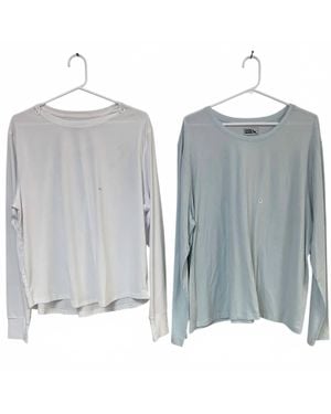 Eddie Bauer Solarfoil Tempo Crew 2 Piece Shirt - Blue