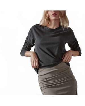 James Perse Vintage Boxy Tee - Black