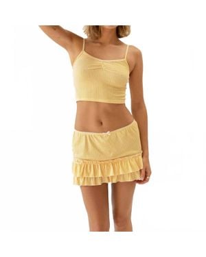 Dippin' Daisy's Summer Nights Skirt Set - Yellow