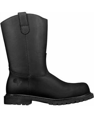 Berrendo Wellington Steel Toe Work Boots - Black