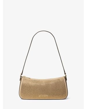 Michael Kors Outlet Sammy Small Embellished Pochette - Natural