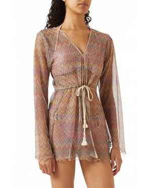 PQ Swim Rachel Tie Tunic - Brown