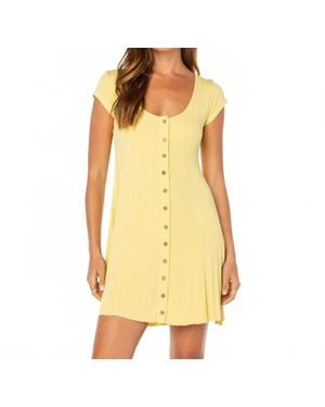 Roxy Sea Breeze Mini Dress - Yellow